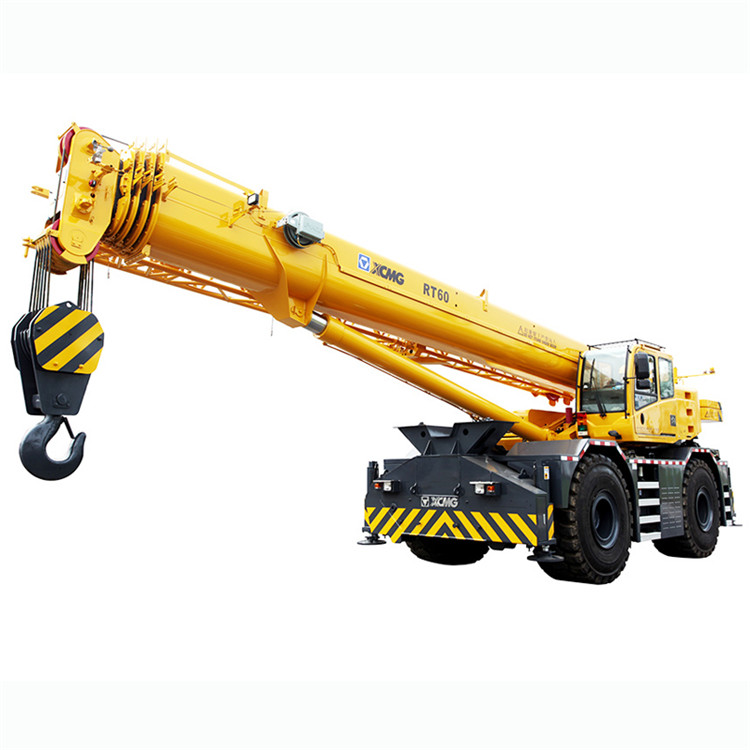 XCMG 60 ton rough terrain crane China mobile cranes RT60 4 wheel crane terrain rough for sale